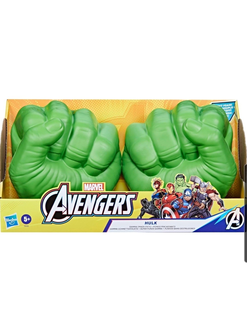 Hasbro Marvel Avengers Hulk Green Foam Smash Fists